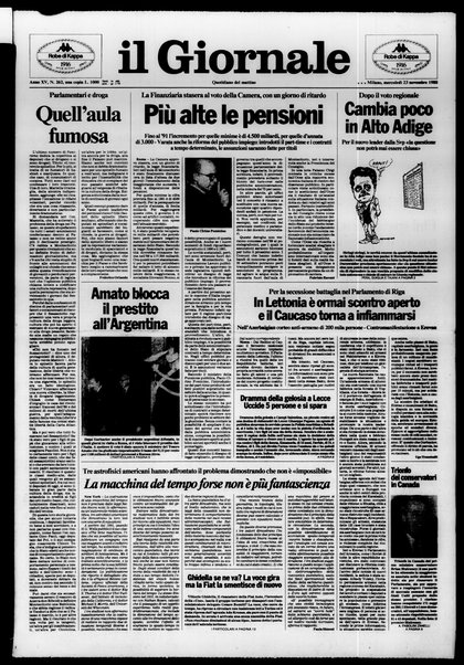 Il giornale : quotidiano del mattino